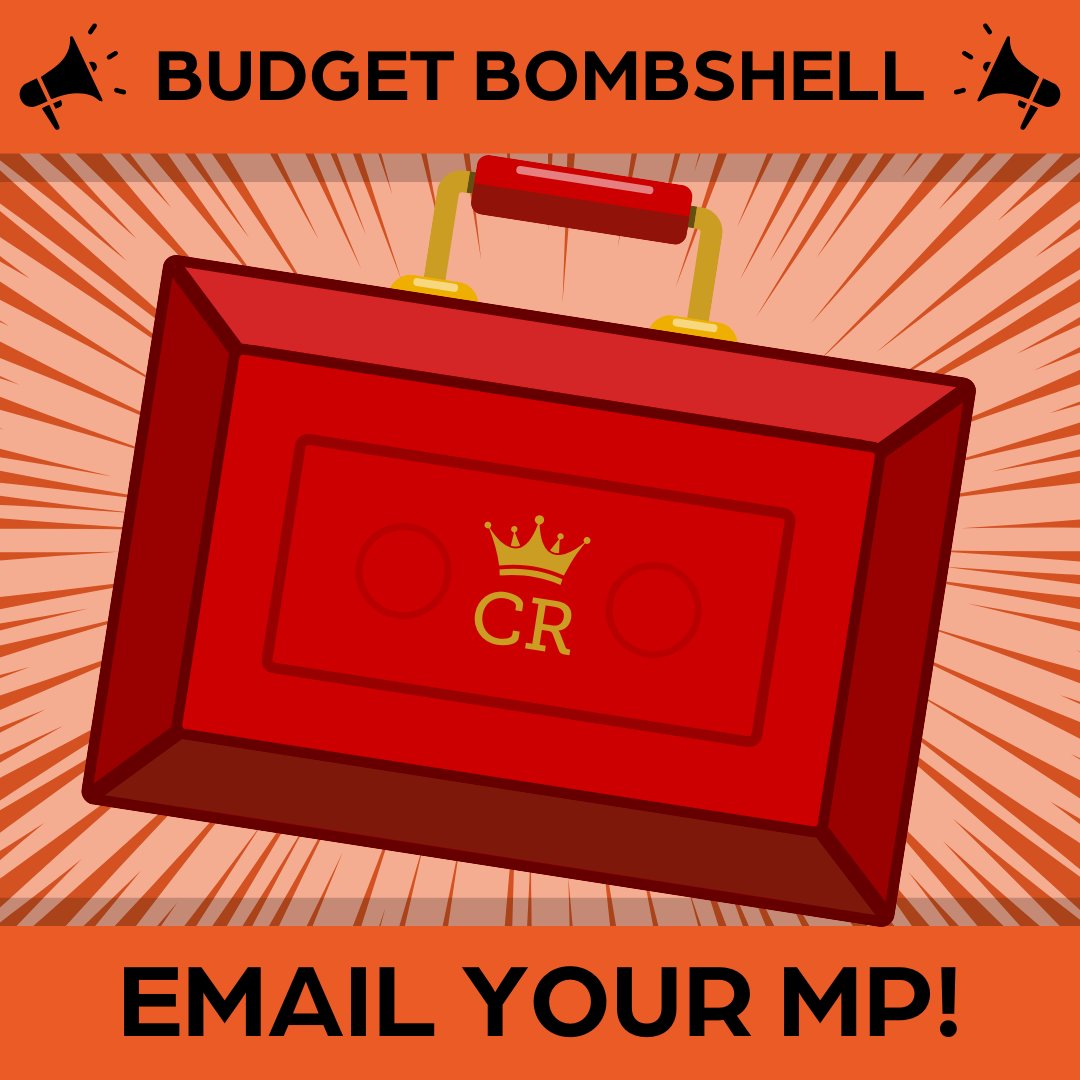 Budget Bombshell - Email your MP